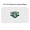 4 X 7 Aluminum License Plate  Thumbnail