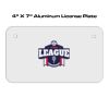 4 X 7 Aluminum License Plate  Thumbnail