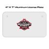 4 X 7 Aluminum License Plate  Thumbnail