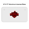 4 X 7 Aluminum License Plate  Thumbnail