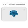 4 X 7 Aluminum License Plate  Thumbnail