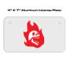 4 X 7 Aluminum License Plate  Thumbnail
