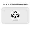 4 X 7 Aluminum License Plate  Thumbnail