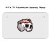 4 X 7 Aluminum License Plate  Thumbnail