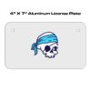 4 X 7 Aluminum License Plate  Thumbnail