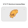 4 X 7 Aluminum License Plate  Thumbnail