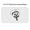4 X 7 Aluminum License Plate  Thumbnail
