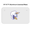 4 X 7 Aluminum License Plate  Thumbnail