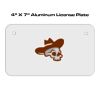 4 X 7 Aluminum License Plate  Thumbnail