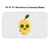 4 X 7 Aluminum License Plate  Thumbnail