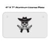 4 X 7 Aluminum License Plate  Thumbnail