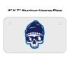 4 X 7 Aluminum License Plate  Thumbnail