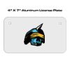 4 X 7 Aluminum License Plate  Thumbnail