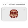 4 X 7 Aluminum License Plate  Thumbnail