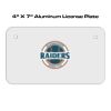 4 X 7 Aluminum License Plate  Thumbnail