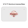 4 X 7 Aluminum License Plate  Thumbnail