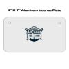 4 X 7 Aluminum License Plate  Thumbnail