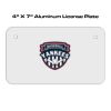 4 X 7 Aluminum License Plate  Thumbnail