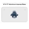 4 X 7 Aluminum License Plate  Thumbnail