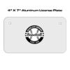 4 X 7 Aluminum License Plate  Thumbnail
