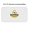4 X 7 Aluminum License Plate  Thumbnail