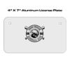 4 X 7 Aluminum License Plate  Thumbnail