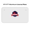 4 X 7 Aluminum License Plate  Thumbnail