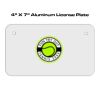 4 X 7 Aluminum License Plate  Thumbnail