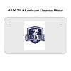 4 X 7 Aluminum License Plate  Thumbnail