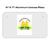 4 X 7 Aluminum License Plate  Thumbnail