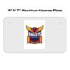 4 X 7 Aluminum License Plate  Thumbnail