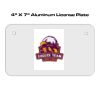 4 X 7 Aluminum License Plate  Thumbnail