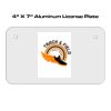 4 X 7 Aluminum License Plate  Thumbnail