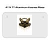 4 X 7 Aluminum License Plate  Thumbnail