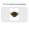 4 X 7 Aluminum License Plate  Thumbnail