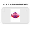 4 X 7 Aluminum License Plate  Thumbnail