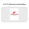 4 X 7 Aluminum License Plate  Thumbnail