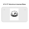 4 X 7 Aluminum License Plate  Thumbnail