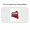 4 X 7 Aluminum License Plate  Thumbnail