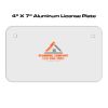 4 X 7 Aluminum License Plate  Thumbnail
