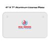 4 X 7 Aluminum License Plate  Thumbnail