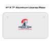 4 X 7 Aluminum License Plate  Thumbnail