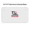 4 X 7 Aluminum License Plate  Thumbnail