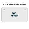 4 X 7 Aluminum License Plate  Thumbnail