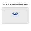 4 X 7 Aluminum License Plate  Thumbnail