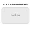 4 X 7 Aluminum License Plate  Thumbnail