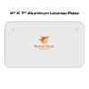 4 X 7 Aluminum License Plate  Thumbnail