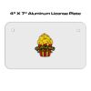 4 X 7 Aluminum License Plate  Thumbnail