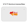 4 X 7 Aluminum License Plate  Thumbnail