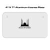 4 X 7 Aluminum License Plate  Thumbnail